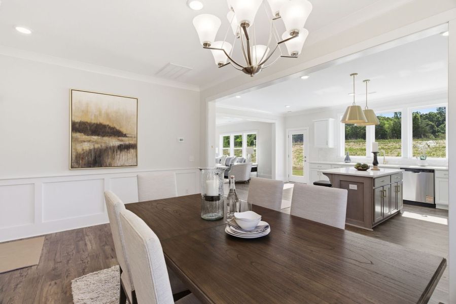 Furnished interior view inside a new home in Parc Northwest, Elon (Image 8).