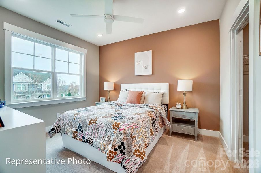 Furnished interior view inside a new home in Robinson Oaks, Gastonia (Image 18). Furnished interior view inside a new home in Robinson Oaks, Gastonia (Image 18).