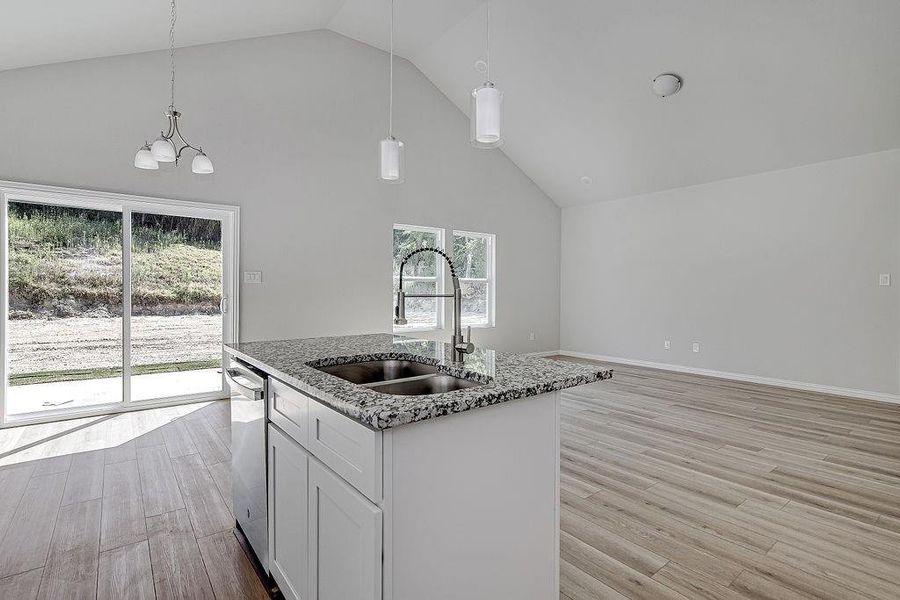 Furnished interior view inside a new home in , Azle (Image 4).