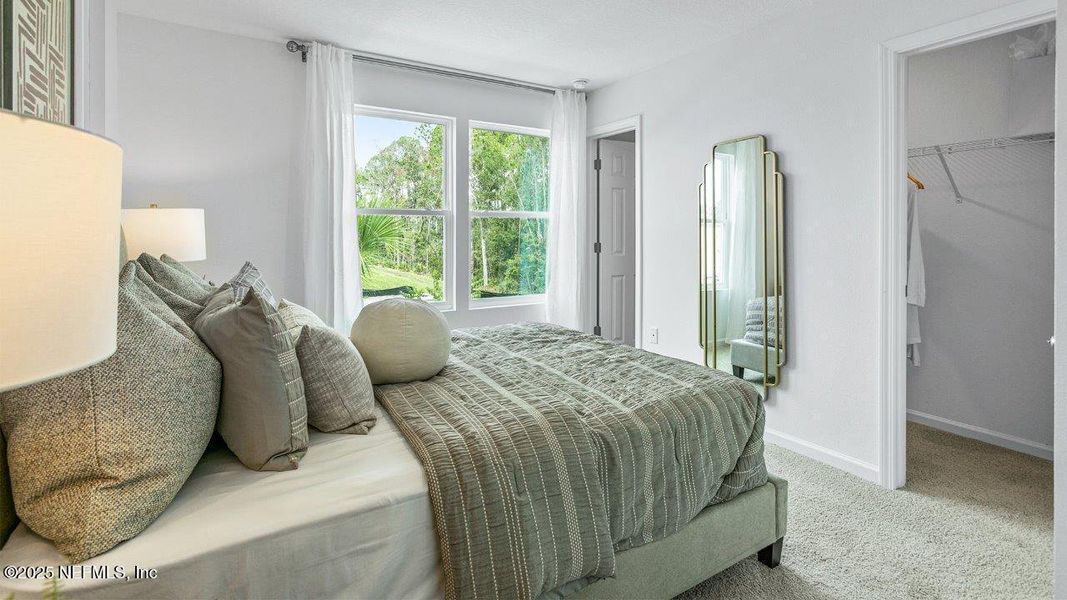 Furnished interior view inside a new home in Cordera Townhomes, St. Augustine (Image 22).