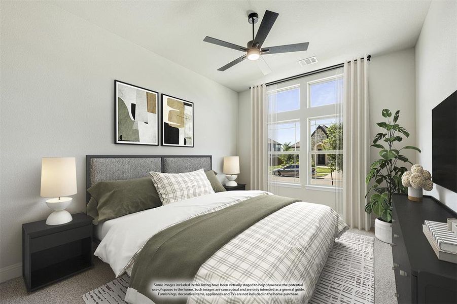 Furnished interior view inside a new home in Hampton Park, Glenn Heights (Image 16). Furnished interior view inside a new home in Hampton Park, Glenn Heights (Image 16).