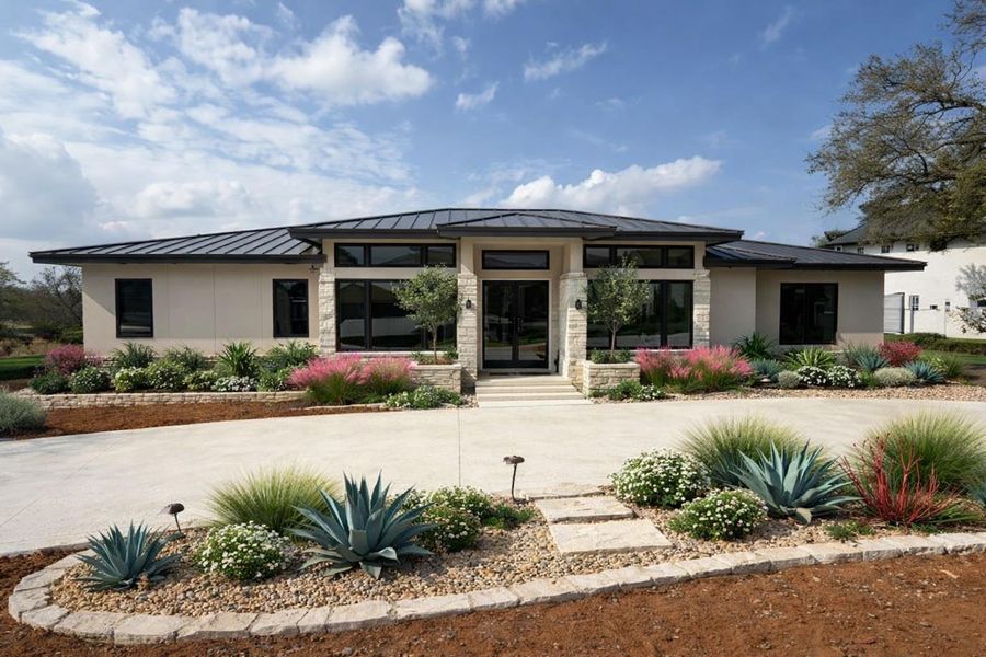 Luxury new construction in Applehead West loaded with custom features. (Landscaping is virtually staged)