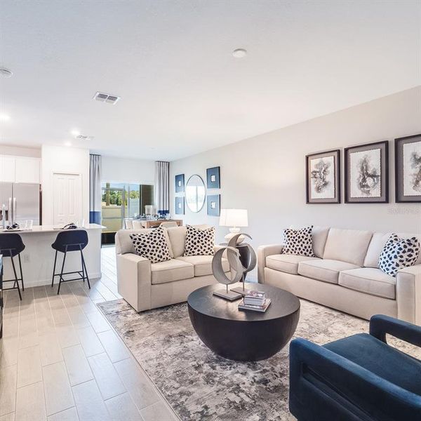 Furnished interior view inside a new home in , Ocala (Image 38).