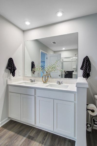 Furnished interior view inside a new home in Sanctuary Cove at Cane Bay, Summerville (Image 16).
