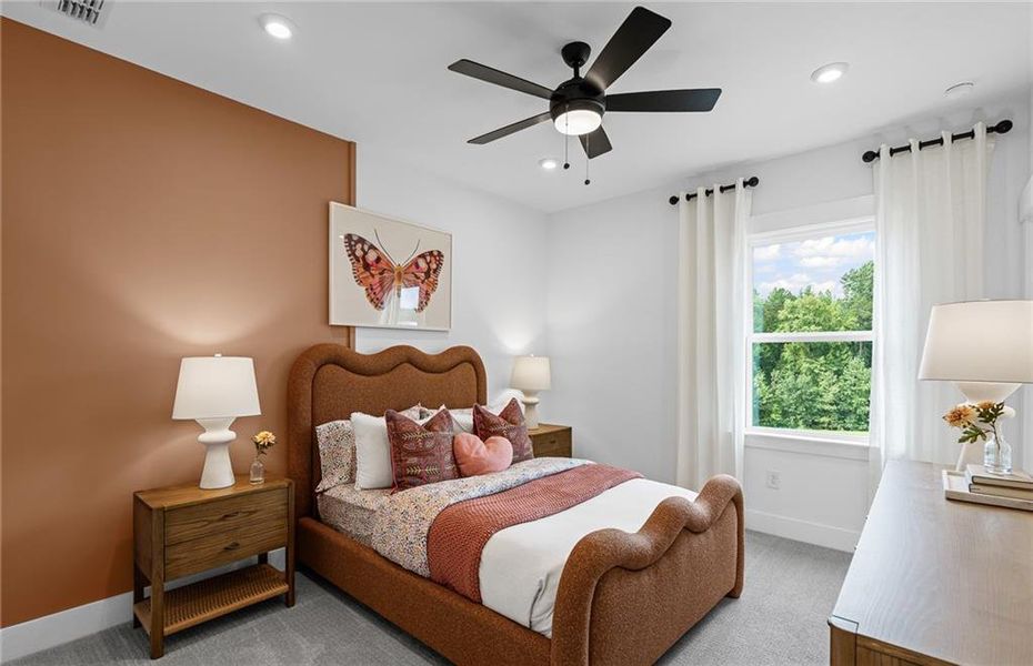 Furnished interior view inside a new home in Traditions of Braselton, Jefferson (Image 7).