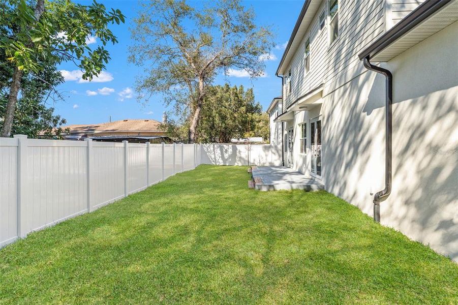 Exterior details and patio area of a home in , Tampa (Image 3). Exterior details and patio area of a home in , Tampa (Image 3).