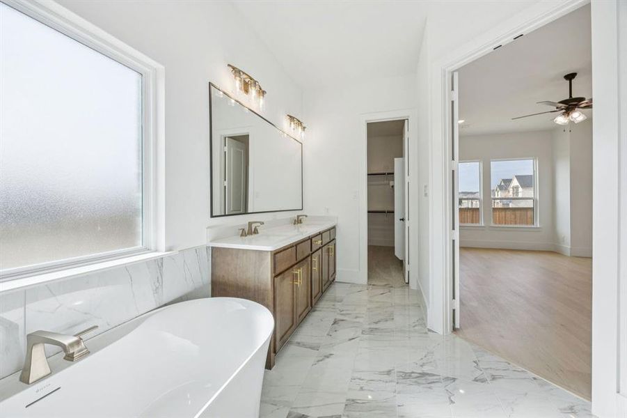 Furnished interior view inside a new home in Rio Vista at Kelly Ranch, Aledo (Image 6).