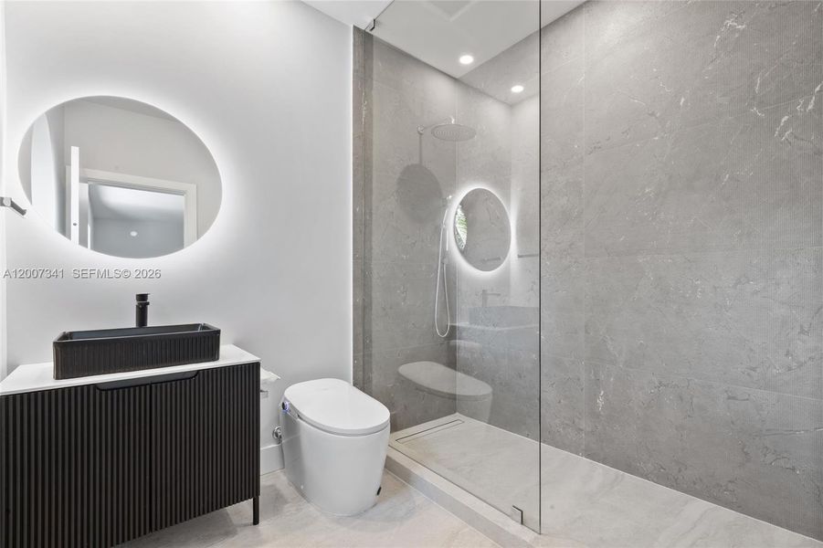 Furnished interior view inside a new home in , Miami Beach (Image 14).