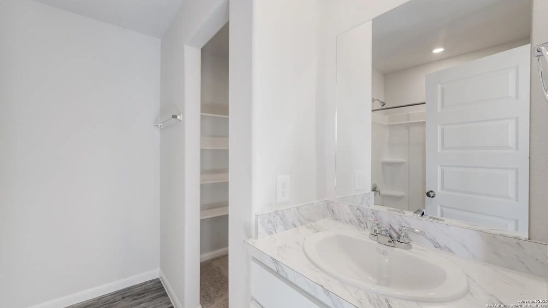 Furnished interior view inside a new home in Las Colinas, Kenedy (Image 7). Furnished interior view inside a new home in Las Colinas, Kenedy (Image 7).