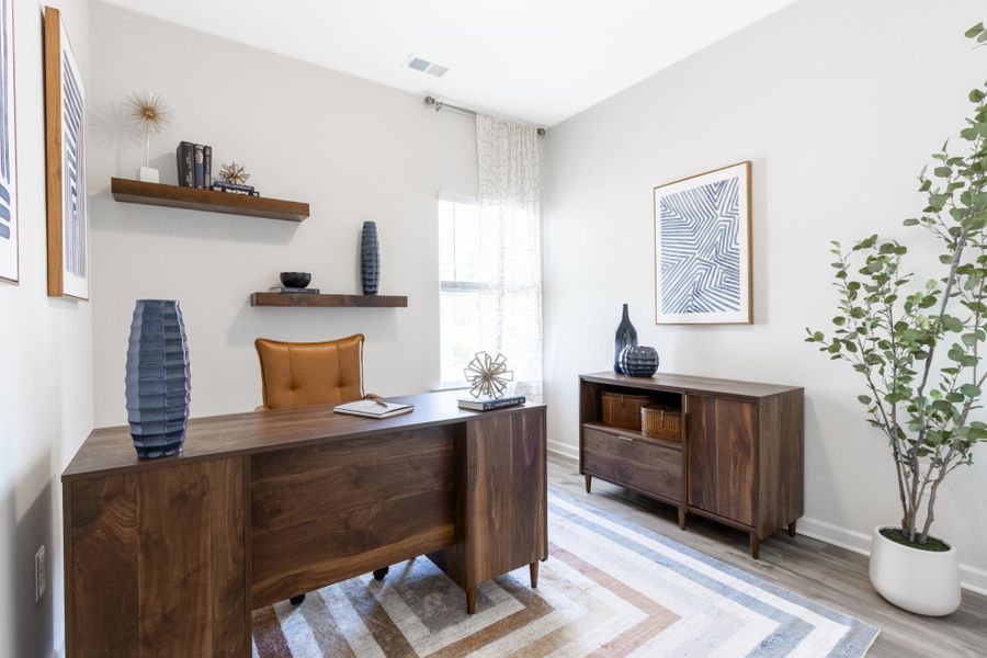 Furnished interior view inside a new home in Cantigny Park, Clarksville (Image 12). Furnished interior view inside a new home in Cantigny Park, Clarksville (Image 12).