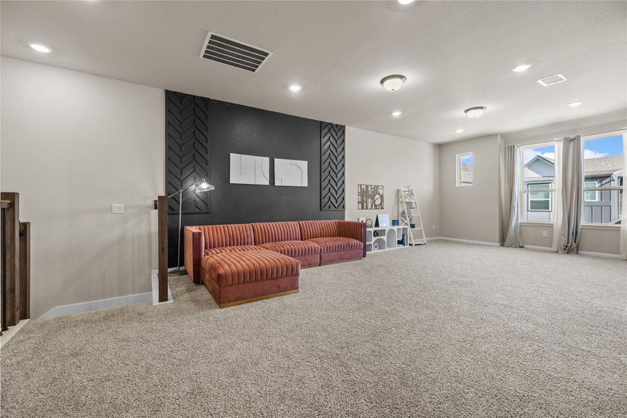 Furnished interior view inside a new home in , Houston (Image 27).