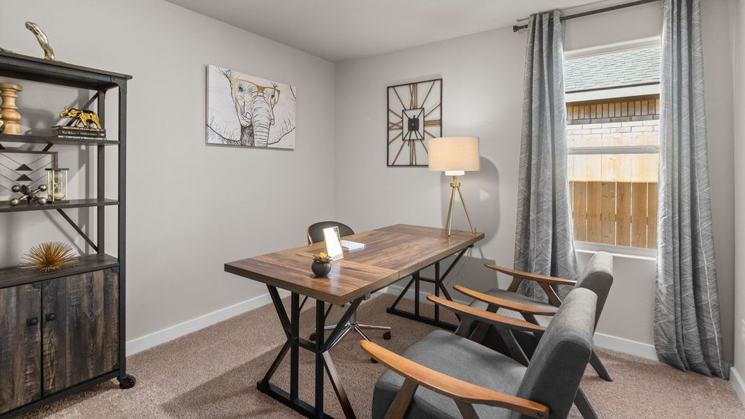 Furnished interior view inside a new home in Homestead at Parks Bell Ranch, Odessa (Image 19).