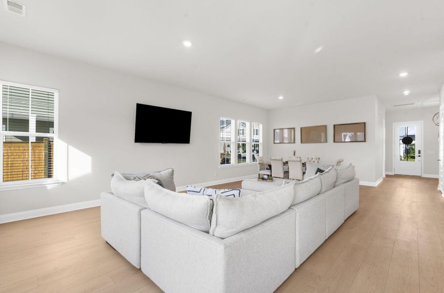 Furnished interior view inside a new home in Heron's Walk at Summers Corner, Summerville (Image 9).