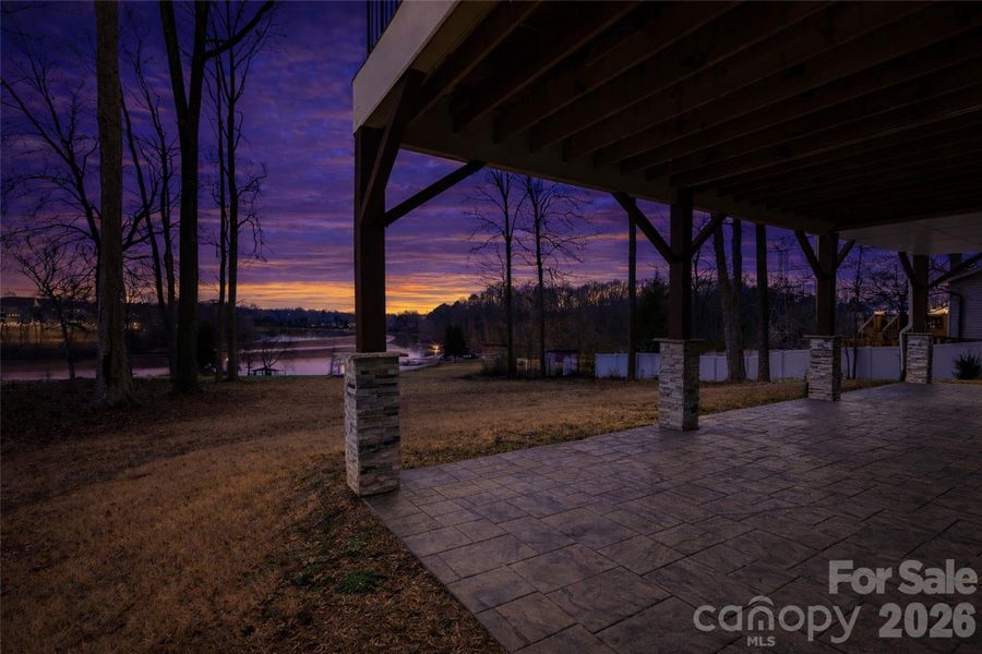 Exterior details and patio area of a home in , Mooresville (Image 26).