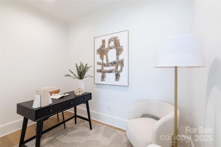 Furnished interior view inside a new home in , Charlotte (Image 27).