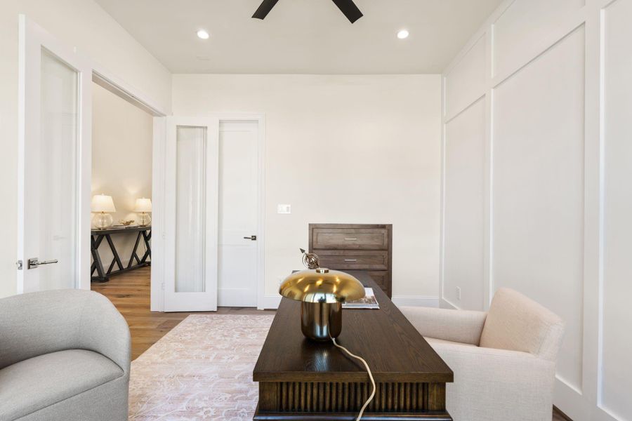 Furnished interior view inside a new home in , Houston (Image 34).