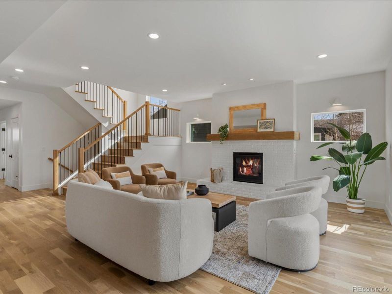 Furnished interior view inside a new home in , Denver (Image 31).