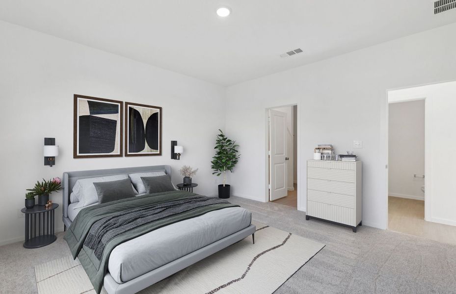 Furnished interior view inside a new home in Montgomery Bend, Montgomery (Image 12).