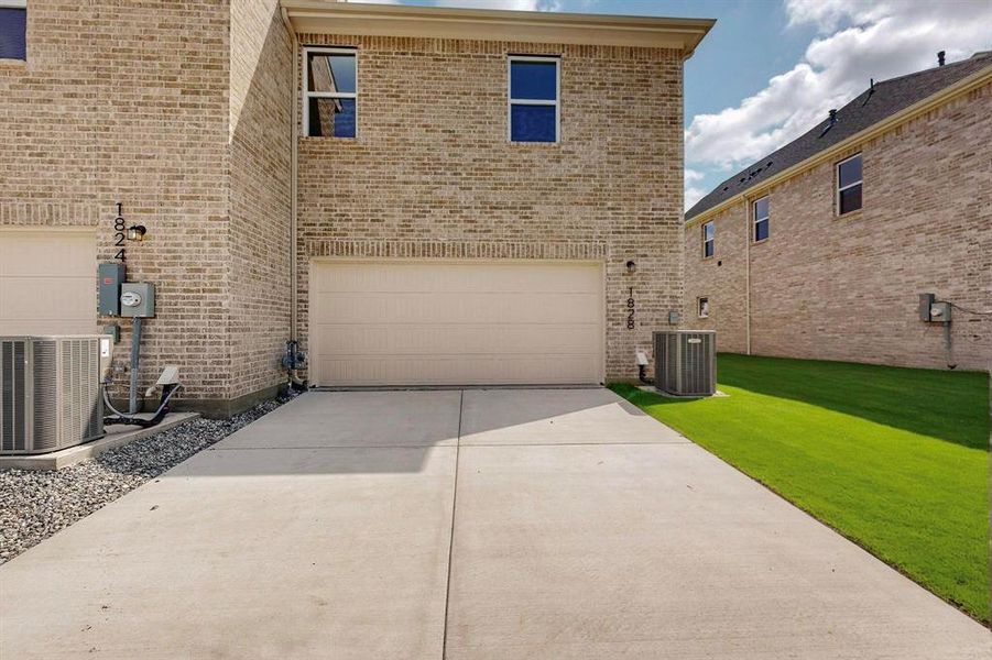 Exterior details and patio area of a home in Solterra Texas, Mesquite (Image 23).
