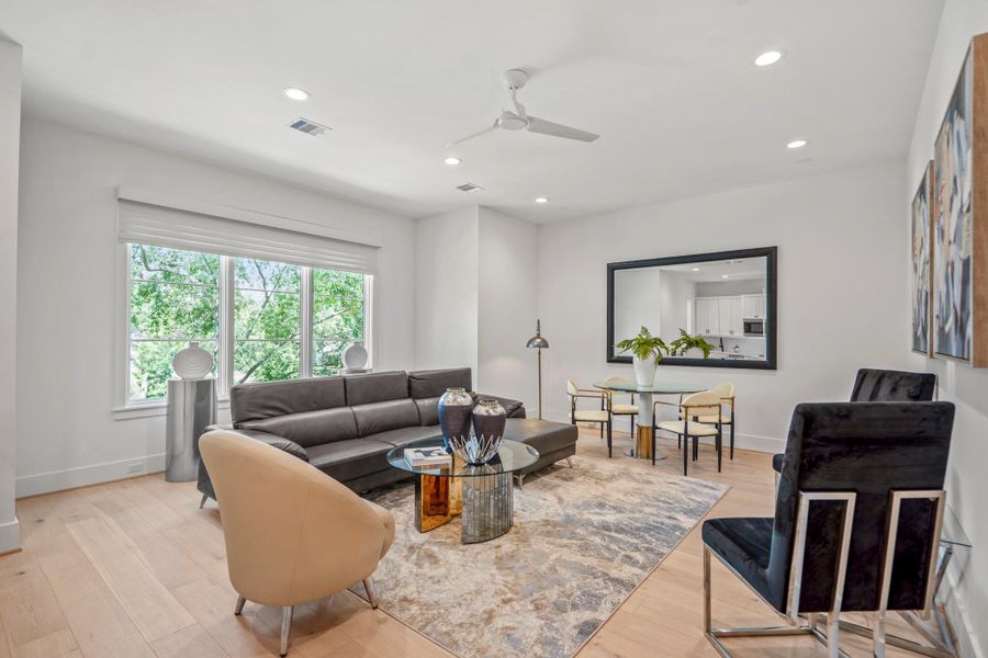 Furnished interior view inside a new home in , Houston (Image 44).