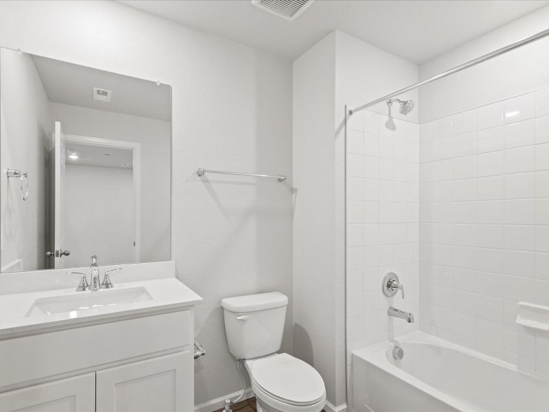 Furnished interior view inside a new home in Poudre Heights: The Meadow Collection, Windsor (Image 7).