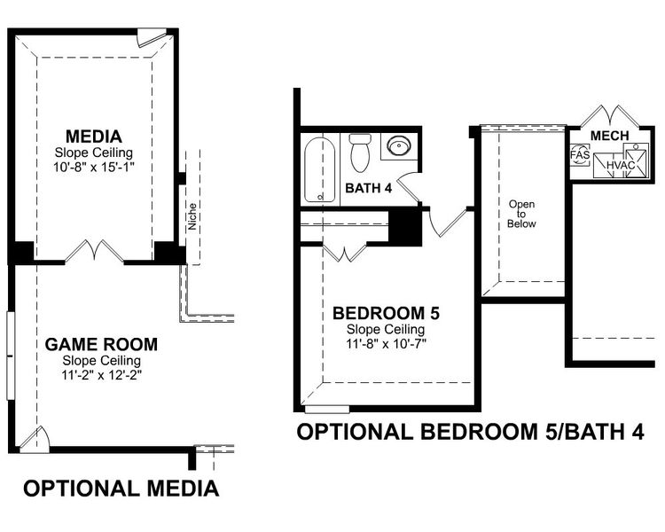 2D floor plan layout of this home in Goodland: Overlook 60', Venus, TX (Image 3). 2D floor plan layout of this home in Goodland: Overlook 60', Venus, TX (Image 3).