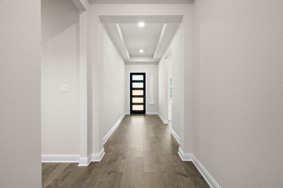 Spacious, unfurnished interior of a new home in Bridgewater, Midlothian (Image 18).