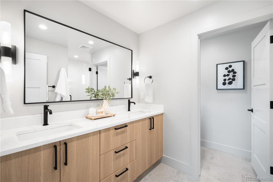 Furnished interior view inside a new home in , Denver (Image 30).