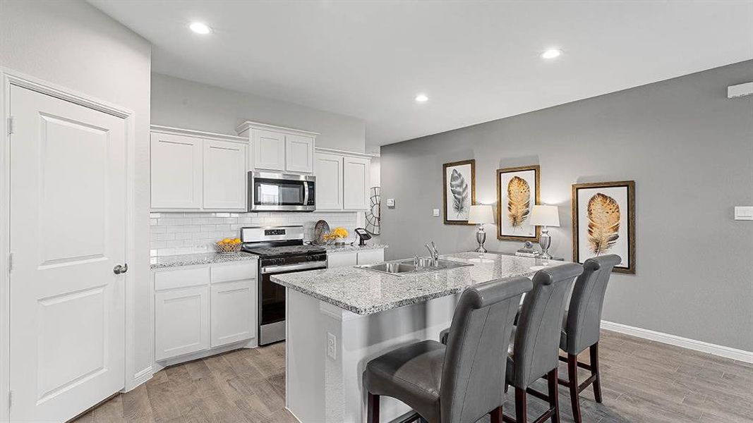 Furnished interior view inside a new home in , Boyd (Image 8).