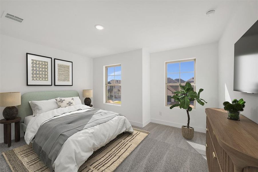 Furnished interior view inside a new home in Heritage Ranch, Sherman (Image 26). Furnished interior view inside a new home in Heritage Ranch, Sherman (Image 26).