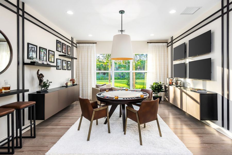 Representative furnished interior of a home built from the Elena by GL Homes in Valencia Parc at Riverland, Port St. Lucie (Image 10).
