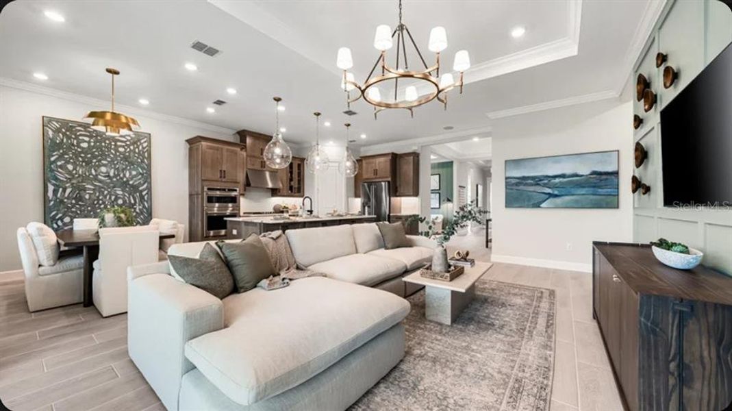 Furnished interior view inside a new home in Skye Ranch Community Group Page, Sarasota (Image 11).