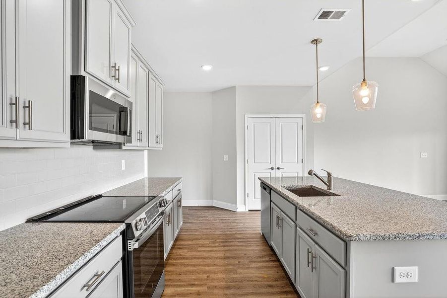 Furnished interior view inside a new home in , Homer (Image 9).