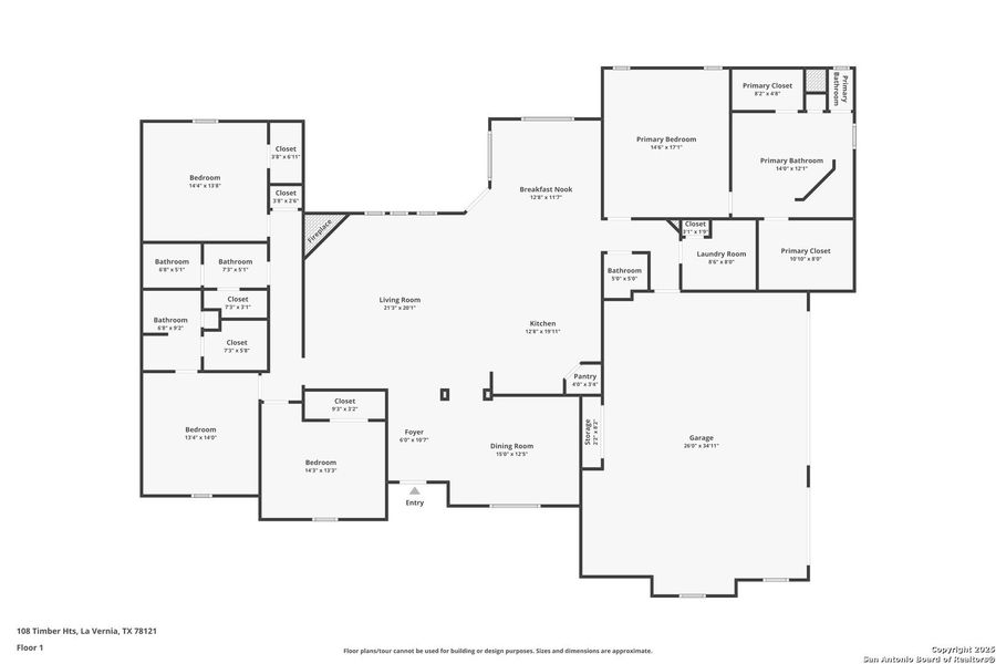 2D floor plan layout of this home in , La Vernia, TX (Image 5). 2D floor plan layout of this home in , La Vernia, TX (Image 5).