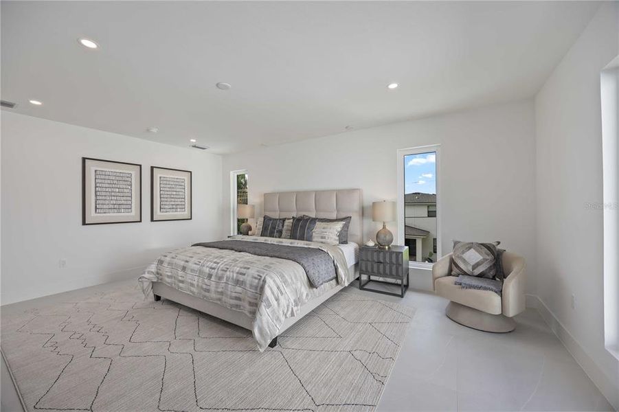 Furnished interior view inside a new home in , Sarasota (Image 45).