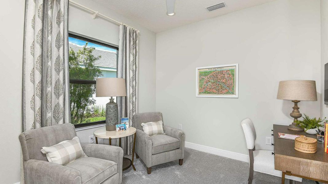 Furnished interior view inside a new home in Windward Real Estate and Homes for Sale in Sarasota, FL - Neal Communities, Sarasota (Image 13). Furnished interior view inside a new home in Windward Real Estate and Homes for Sale in Sarasota, FL - Neal Communities, Sarasota (Image 13).