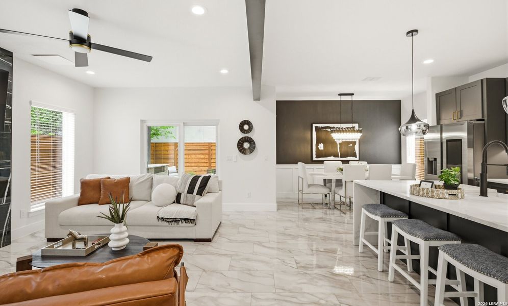 Furnished interior view inside a new home in , San Antonio (Image 9).