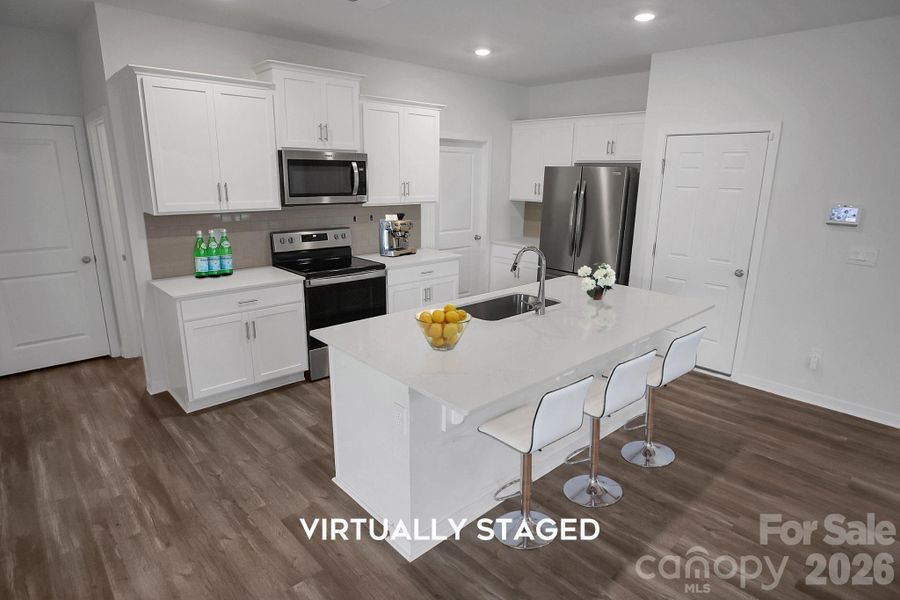 Furnished interior view inside a new home in , Kings Mountain (Image 16).