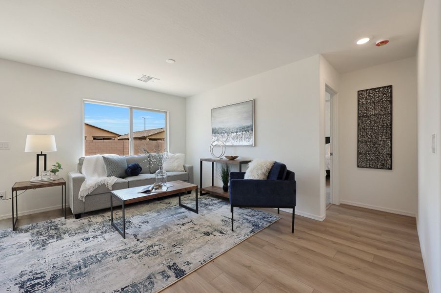 Furnished interior view inside a new home in Cross Creek Ranch, Coolidge (Image 8).