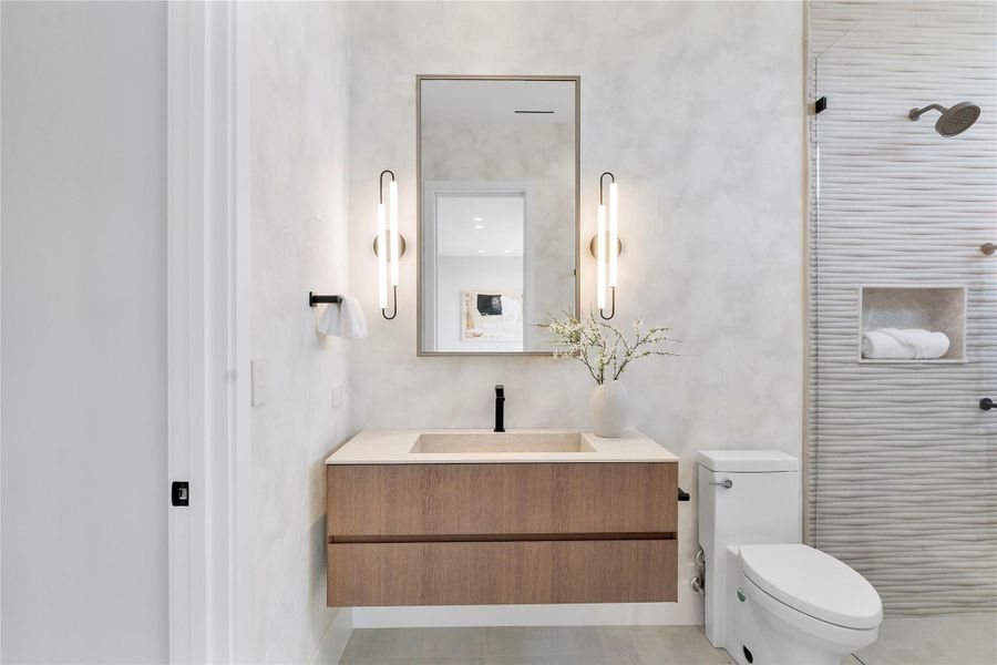 Furnished interior view inside a new home in , Fort Lauderdale (Image 55).