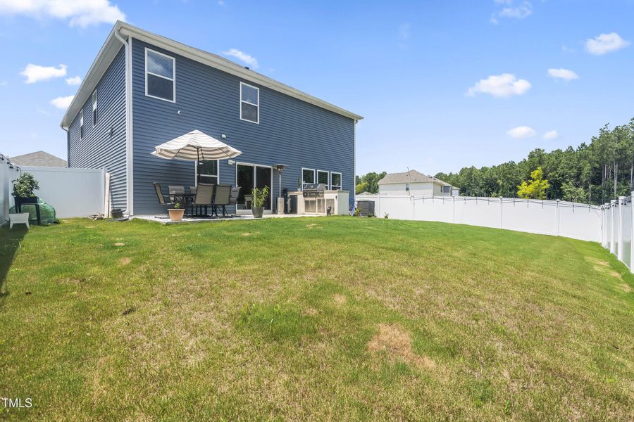 Fenced Yard Fenced Yard