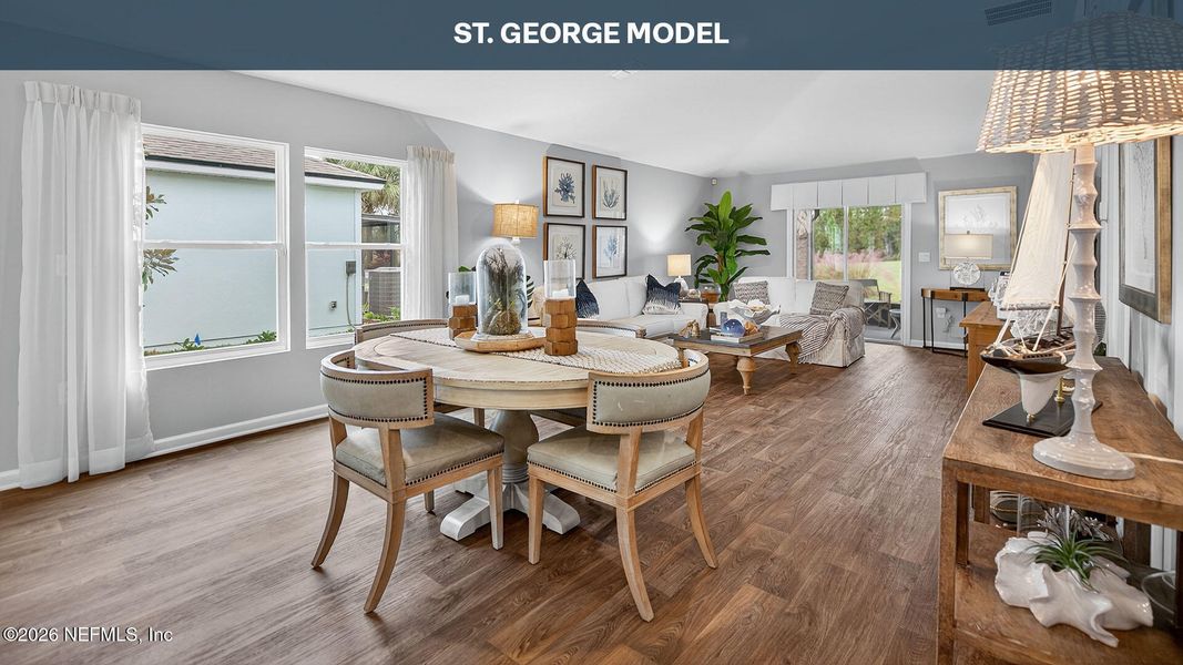Furnished interior view inside a new home in Grand Reserve, Bunnell (Image 13).
