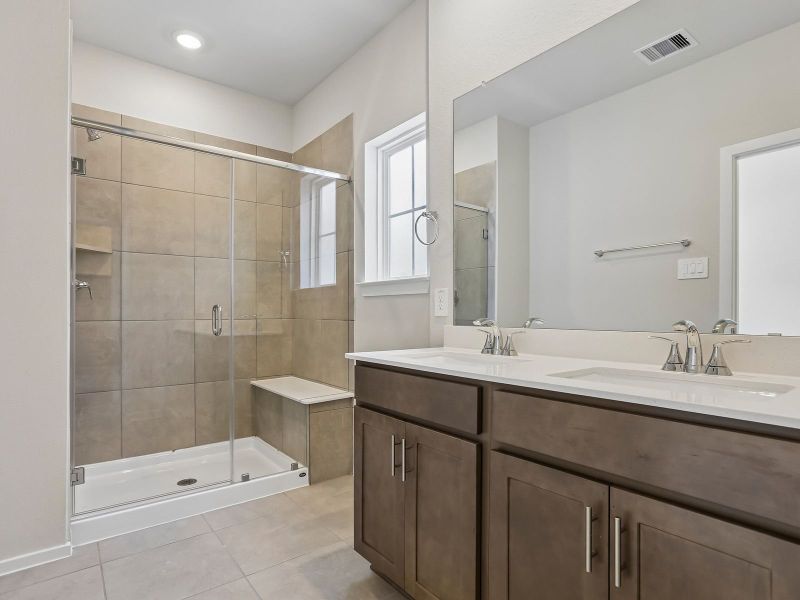Furnished interior view inside a new home in Kemah Crossing - City Series, Kemah (Image 8). Furnished interior view inside a new home in Kemah Crossing - City Series, Kemah (Image 8).