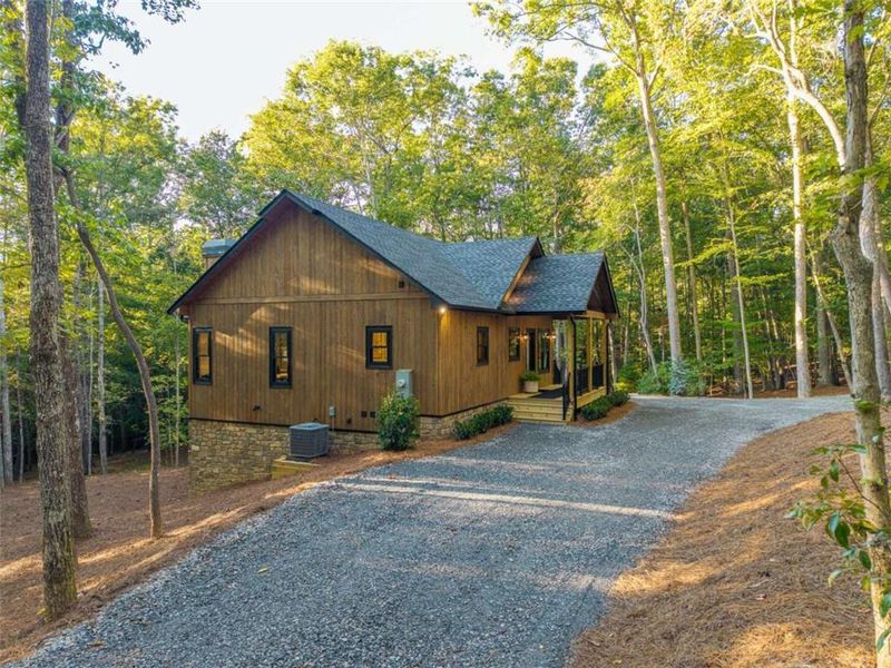 Front exterior of a new home in , Morganton, GA, highlighting curb appeal (Image 28). Front exterior of a new home in , Morganton, GA, highlighting curb appeal (Image 28).