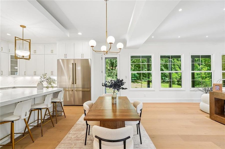 Furnished interior view inside a new home in , Buford (Image 19).
