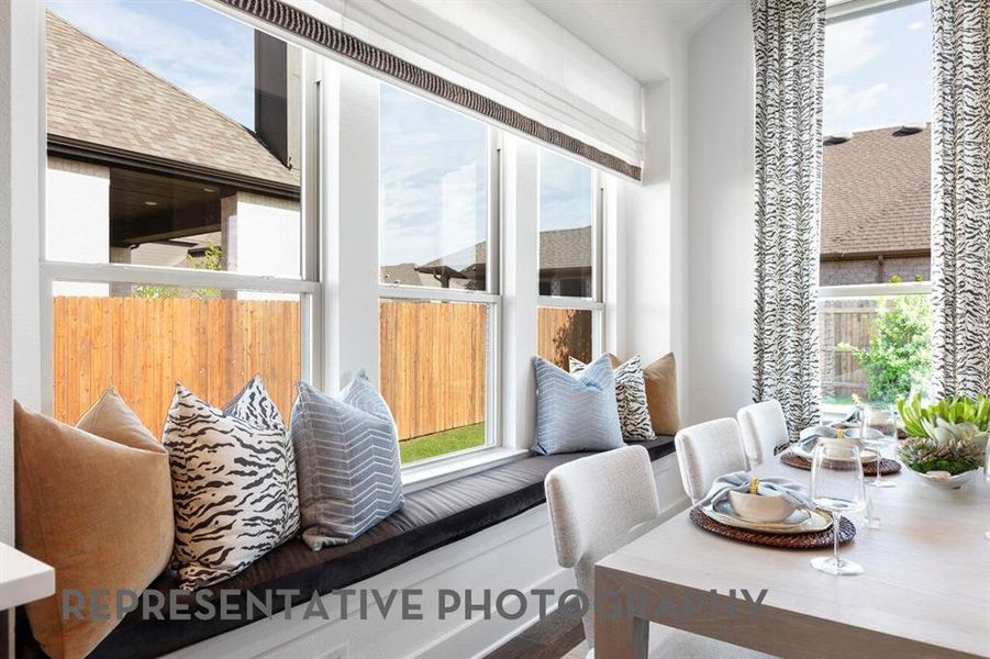 Furnished interior view inside a new home in Tavolo Park, Fort Worth (Image 32).