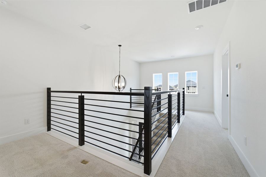 Spacious, unfurnished interior of a new home in Santa Rita Ranch, Liberty Hill (Image 55). Spacious, unfurnished interior of a new home in Santa Rita Ranch, Liberty Hill (Image 55).