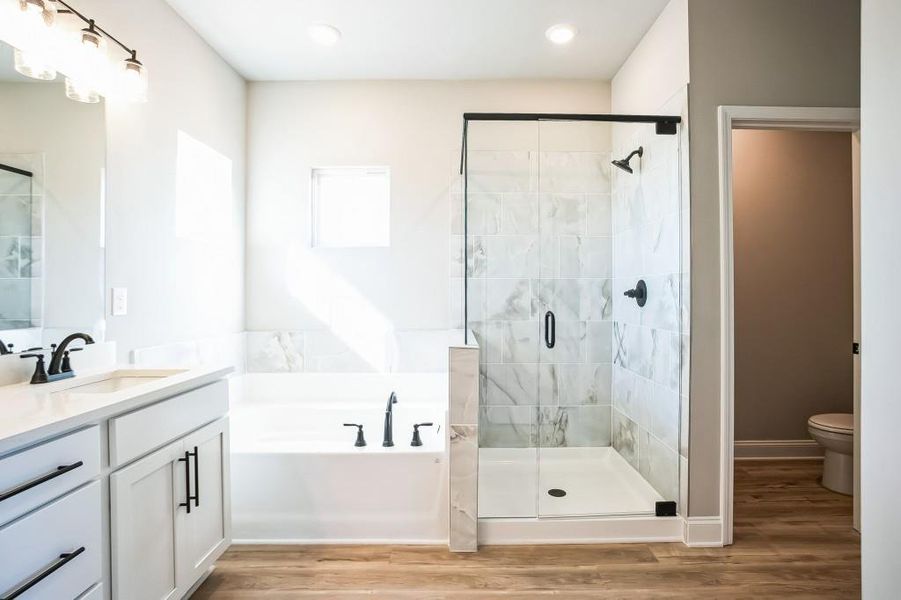 Furnished interior view inside a new home in Maddox Landing, Hoschton (Image 11). Furnished interior view inside a new home in Maddox Landing, Hoschton (Image 11).