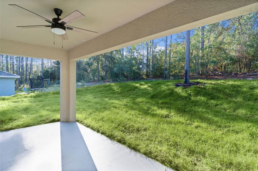 Exterior details and patio area of a home in , Citrus Springs (Image 21).