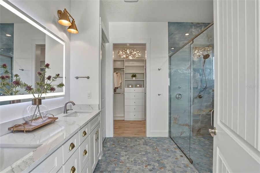 Furnished interior view inside a new home in , Madeira Beach (Image 37).